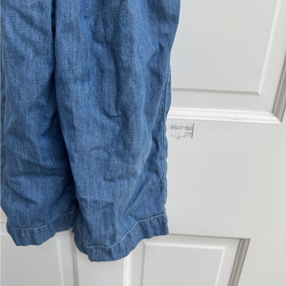 GAP Denim XS 4T Girls Blue Denim One Piece Jumpsuit with Spaghetti Straps - Picture 4 of 6